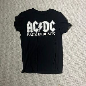Womens AC/DC T-Shirt Size Small